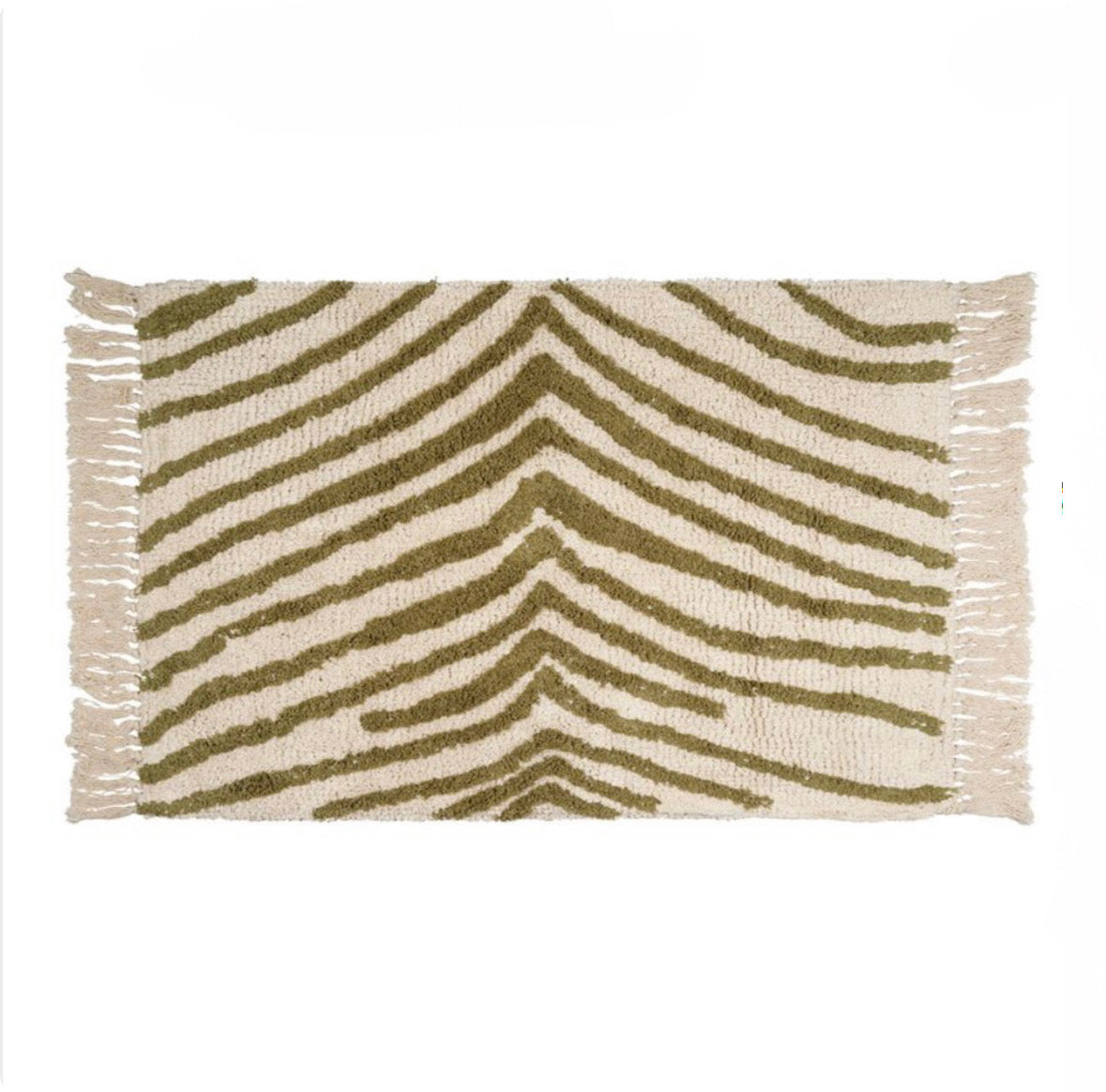 TAPIS TUFTE FELIEN KAKI+ECRU