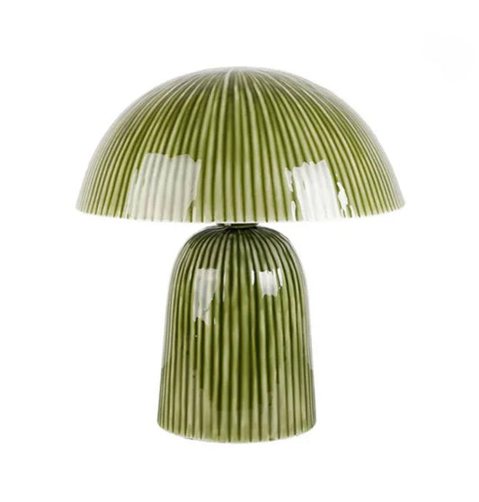 Lampe à poser Solari verte H38cm