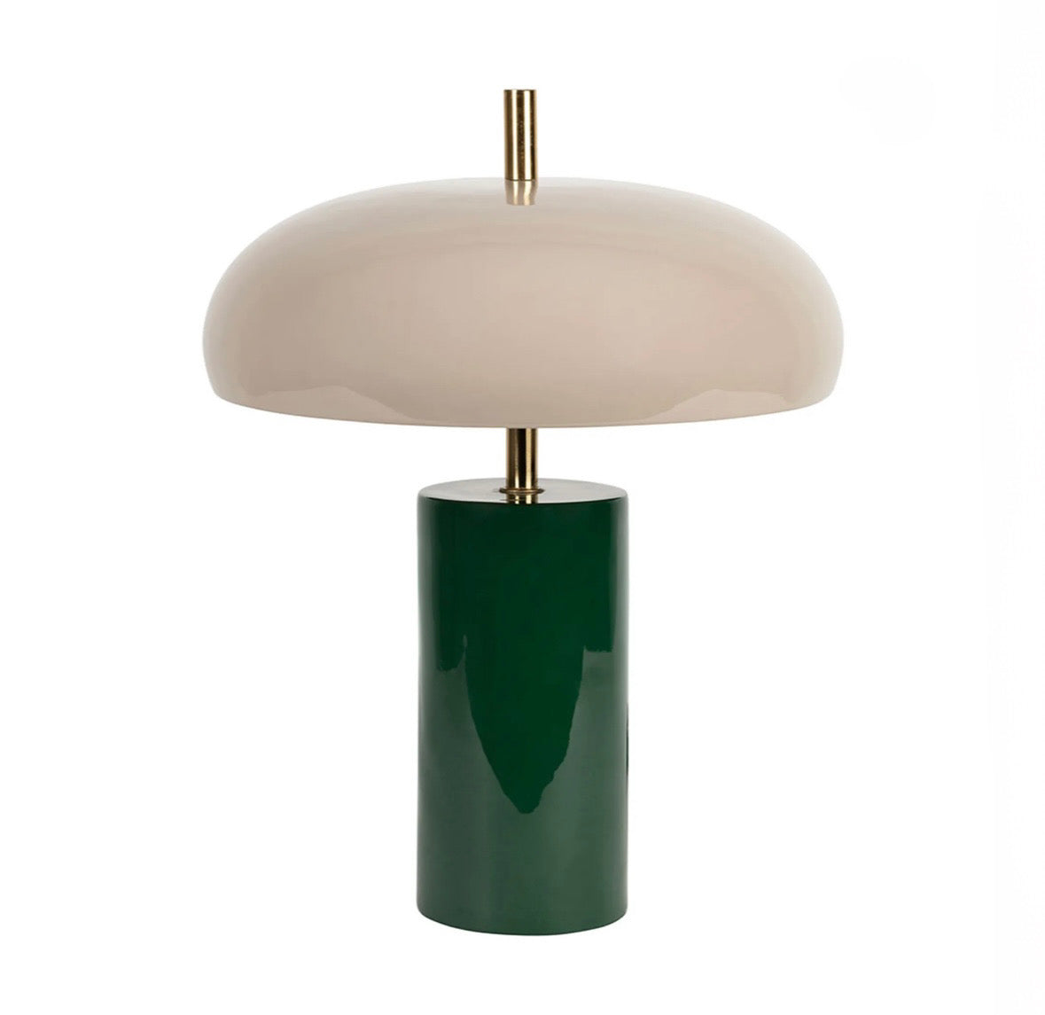 Lampe Arty émeraude écru