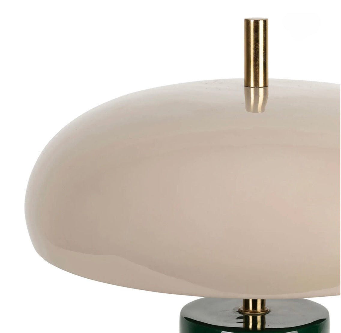 Lampe Arty émeraude écru