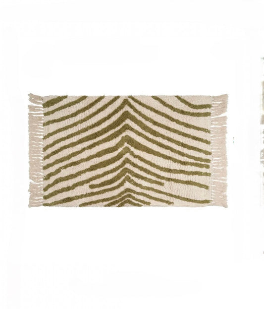 TAPIS TUFTE FELIEN KAKI+ECRU