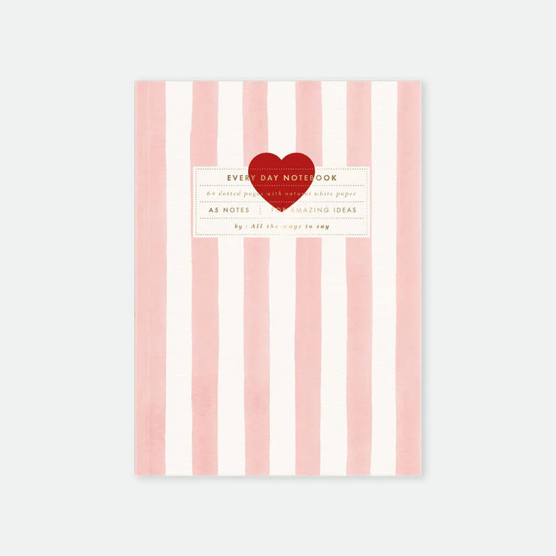Carnet A5 Pink Stripes - ATWS